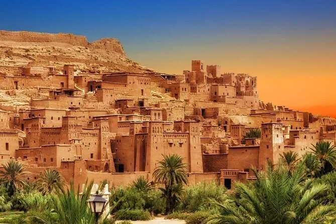 atlas mountain kasbah ait ben hadou morocco